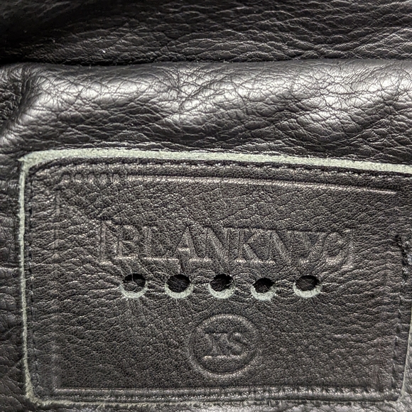 Blank NYC Luxe Vegan Leather Moto Jacket XS - Picture 6 of 6